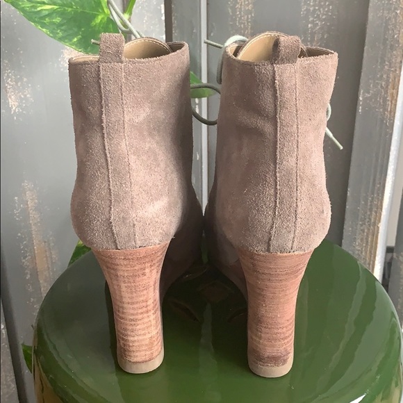 Steve Madden Suede wedge heel lace up boots - Picture 5 of 11